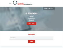 Tablet Screenshot of netfoxsolutions.com